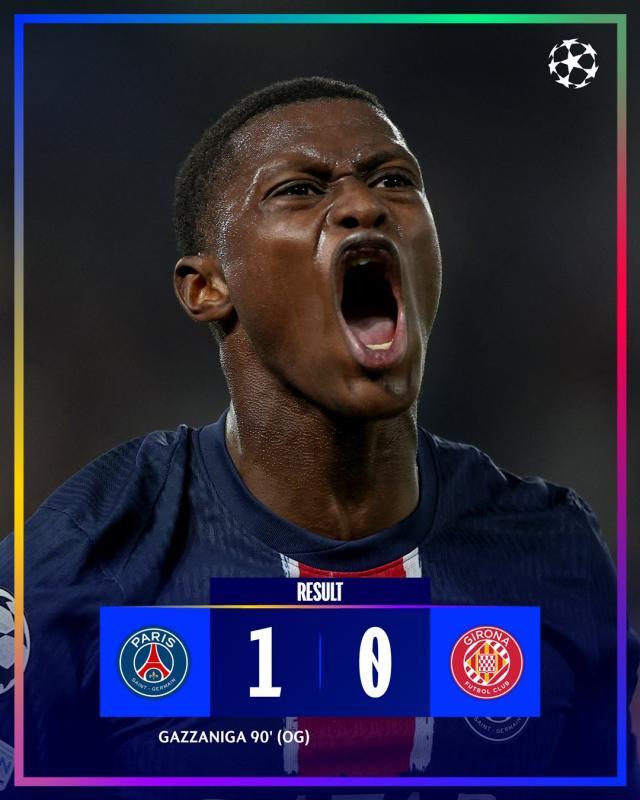 在线登录入口-【欧冠】努诺·门德斯造乌龙绝杀，巴黎1比0赫罗纳